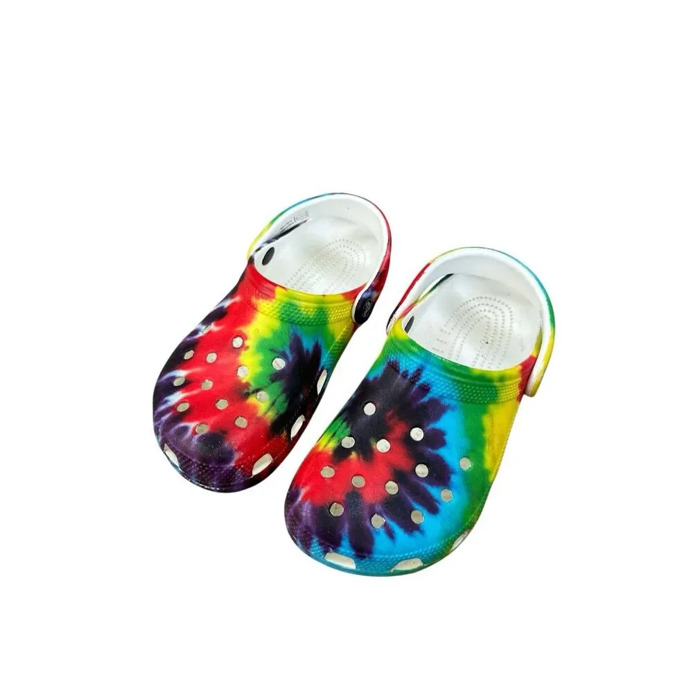 CROCS | Shoes | Crocs Adult Clog Classic Tiedye Graphic  display picture 3